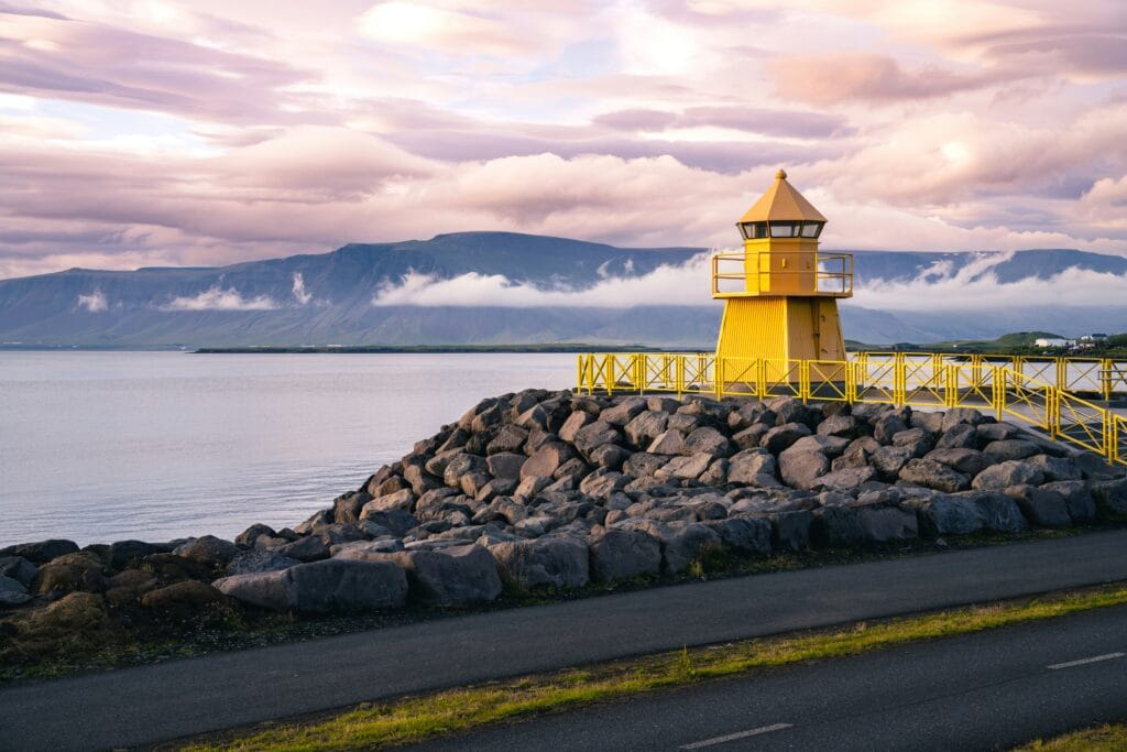 Reykjavik lighthouse Iceland – scenic coastal view