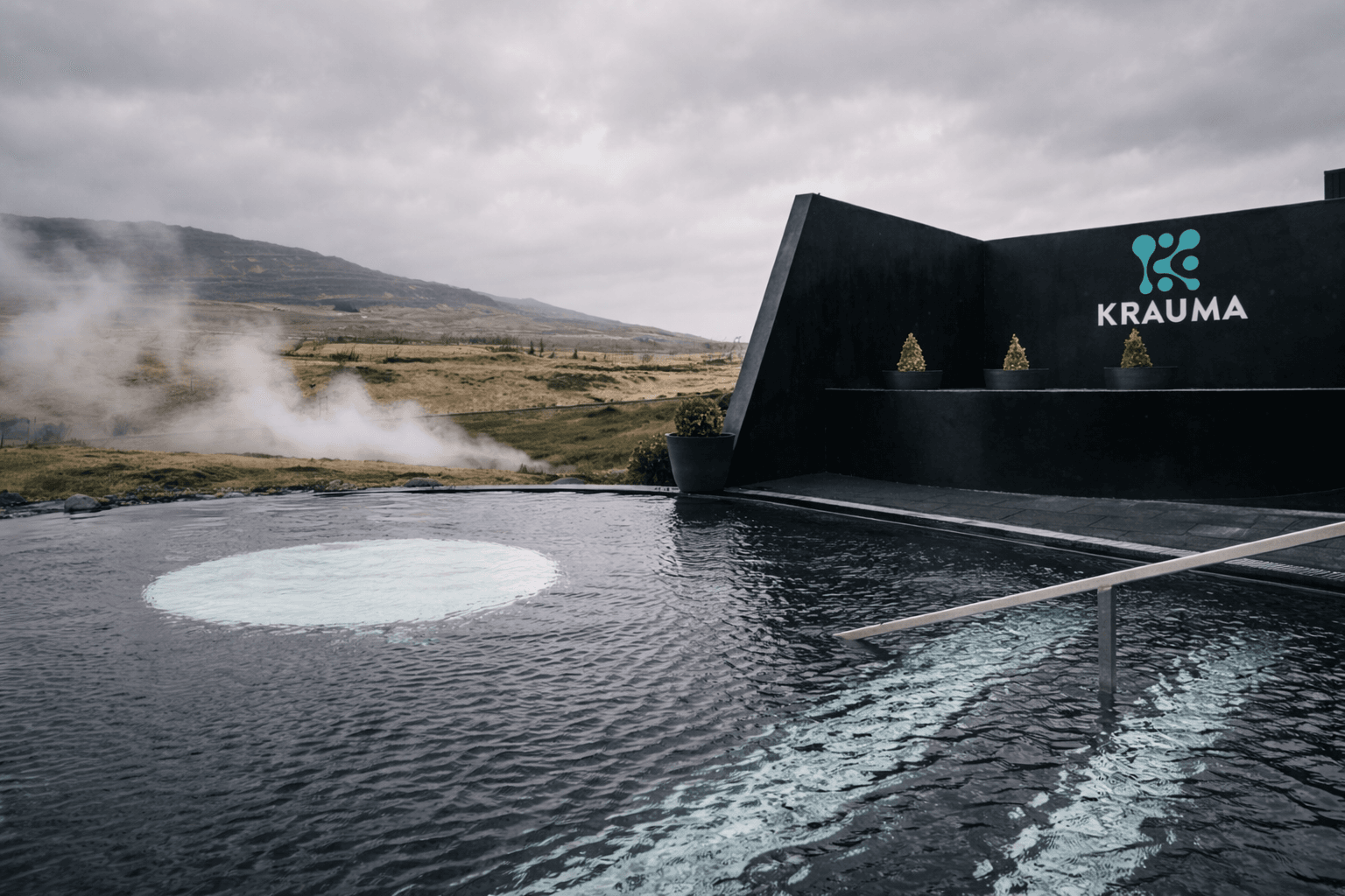 Krauma geothermal baths West Iceland
