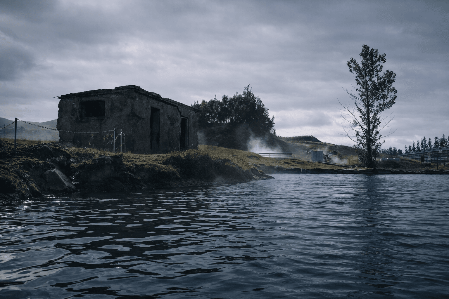 Secret Lagoon natural geothermal pool in Fludir traditional hot spring experience near Reykjavik Iceland